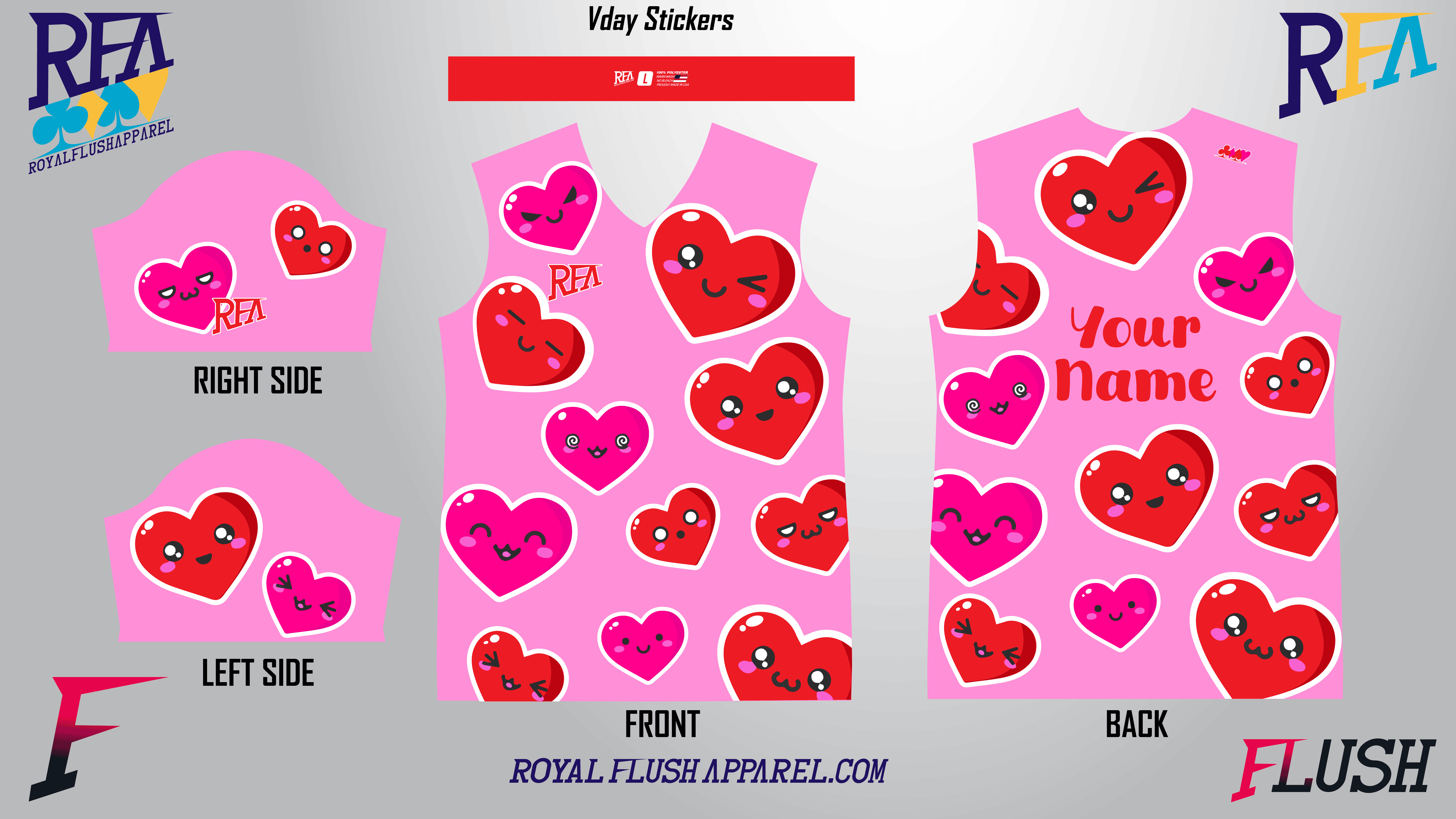 V-Day Stickers Jersey